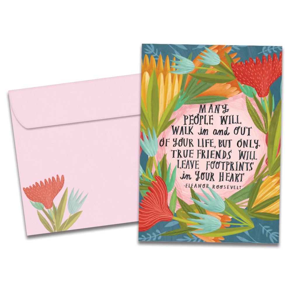 Heart-Prints Mother's Day Card