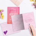 Load image into Gallery viewer, The inside of Tree-Free’s All That card, with the cover and envelope in the background.

