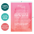 Load image into Gallery viewer, The cover of Tree-Free’s All That card with lines demonstrating its 5x7 dimensions, along with the following text: “100% PCW recycled paper, proudly made in the USA, sustainably printed on extra-thick card stock”
