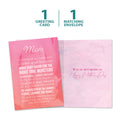 Load image into Gallery viewer, The cover and inside of Tree-Free’s All That card, along with the following text: “1 greeting card, 1 matching envelope”
