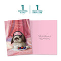 Load image into Gallery viewer, The cover and inside of Tree-Free’s Keep Us Alive card, along with the following text: “1 greeting card, 1 matching envelope”
