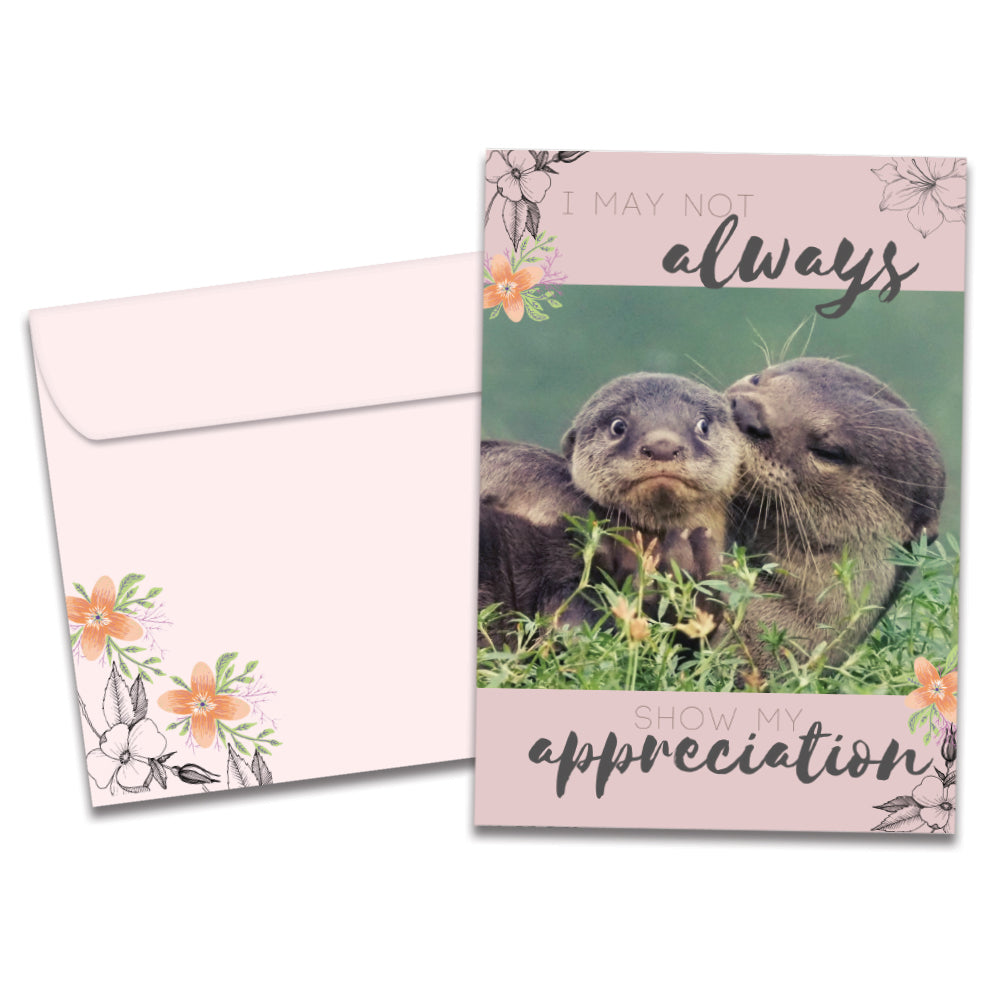 Appreciation Otters Mother's Day Card
