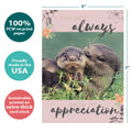 Load image into Gallery viewer, Appreciation Otters Mother&#39;s Day Card
