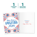 Load image into Gallery viewer, Floral Amazing Mom Mother&#39;s Day Card
