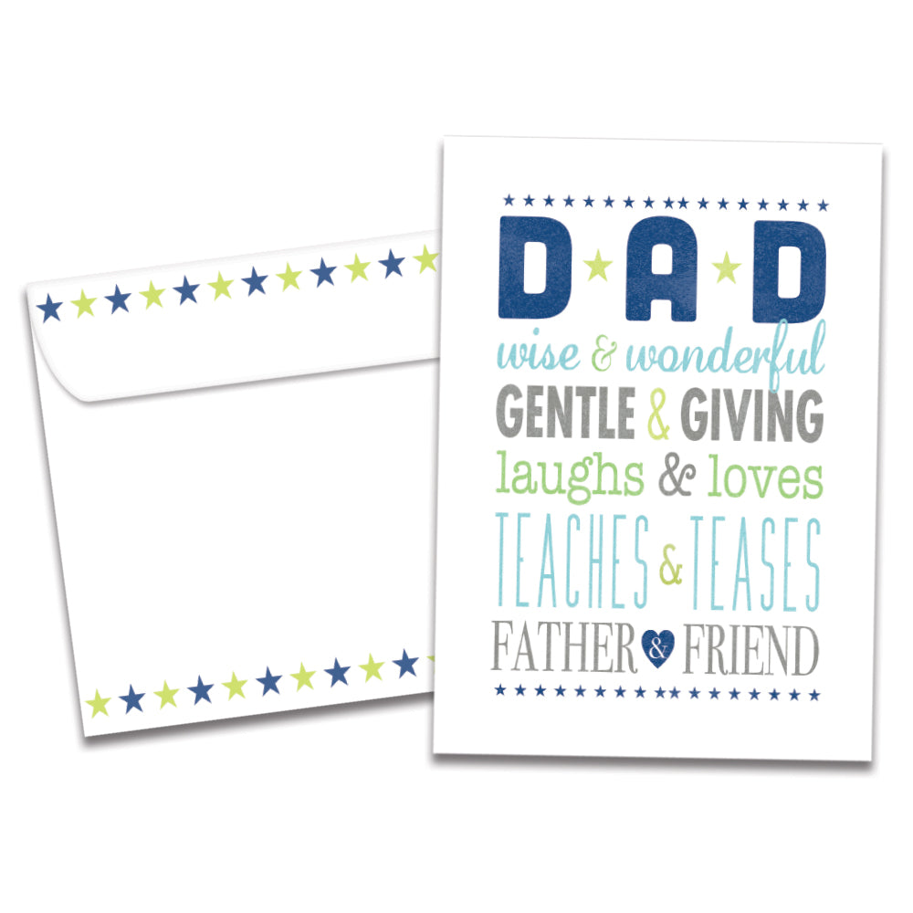 Grateful For Dad Father's Day Card