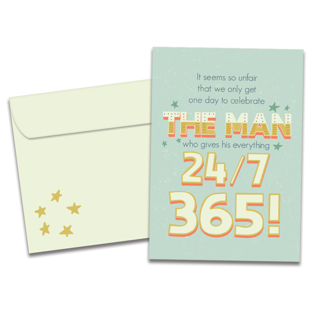 The cover of Tree-Free's Everyday Appreciation card, along with its matching envelope.