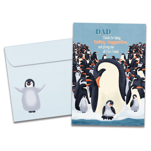 The cover of Tree-Free's One in a Million card, along with its matching envelope.