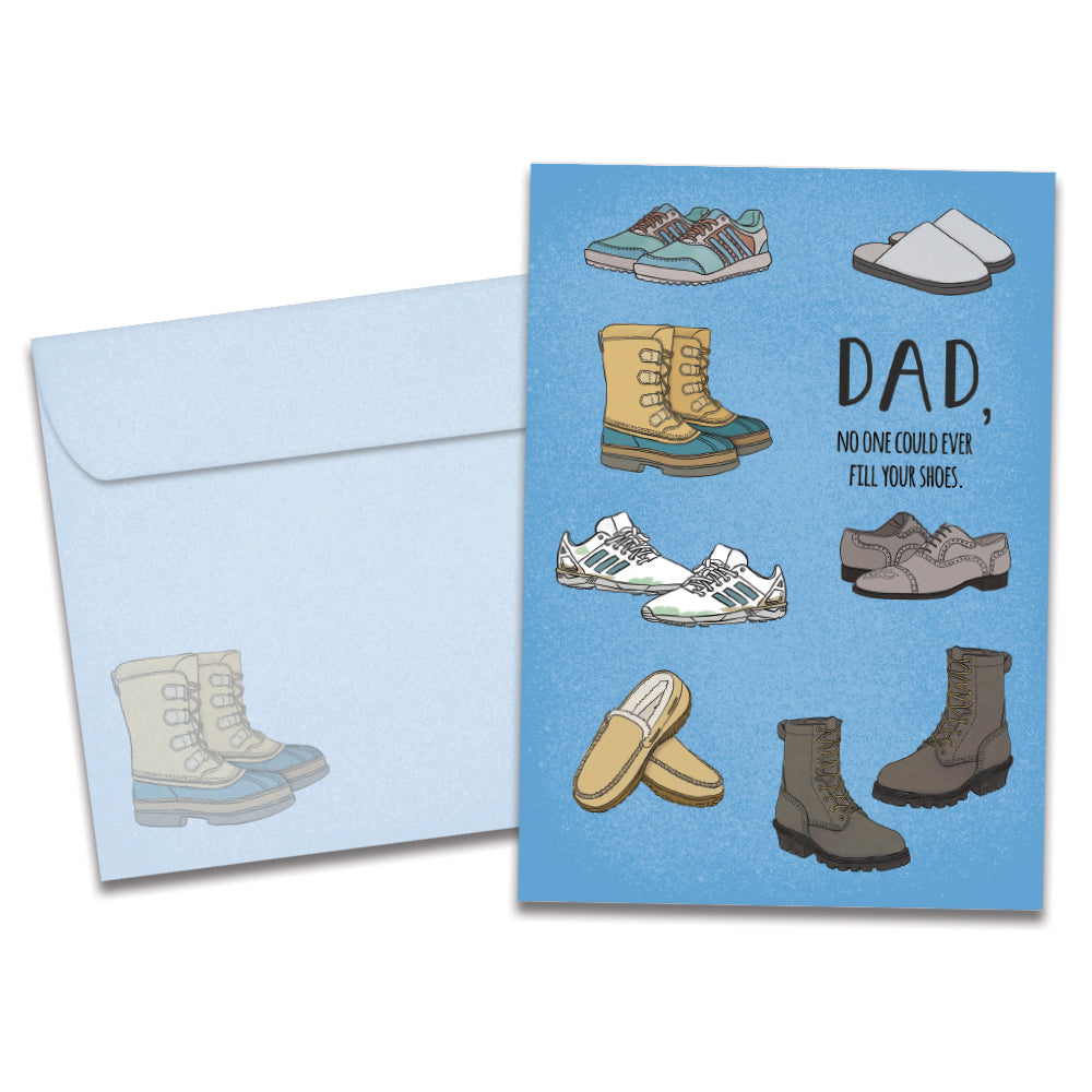 Fill Your Shoes Father's Day Card