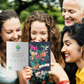 Load image into Gallery viewer, Lifestyle image(s) featuring Tree-Free’s Lion Floral Bouquet card
