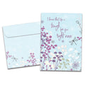 Load image into Gallery viewer, The cover of Tree-Free&#39;s You Are Tough card, along with its matching envelope.
