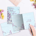 Load image into Gallery viewer, The inside of Tree-Free’s You Are Tough card, with the cover and envelope in the background.
