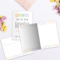 Load image into Gallery viewer, The inside of Tree-Free’s New Boobs card, with the cover and envelope in the background.
