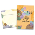 Load image into Gallery viewer, The cover of Tree-Free&#39;s No Place Like Home card, along with its matching envelope.
