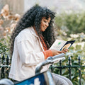 Load image into Gallery viewer, Lifestyle image(s) featuring Tree-Free&#39;s The World Is Your Oyster card
