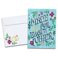 Load image into Gallery viewer, The cover of Tree-Free&#39;s Made For Each Other card, along with its matching envelope.
