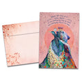 Load image into Gallery viewer, The cover of Tree-Free&#39;s Wild Soulmates card, along with its matching envelope.
