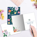Load image into Gallery viewer, The inside of Tree-Free’s Extraordinary Mom card, with the cover and envelope in the background.
