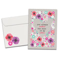 Load image into Gallery viewer, The cover of Tree-Free&#39;s Nurture and Nature card, along with its matching envelope.
