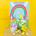 Load image into Gallery viewer, Lifestyle image(s) featuring Tree-Free’s Rainbow Bunnies card
