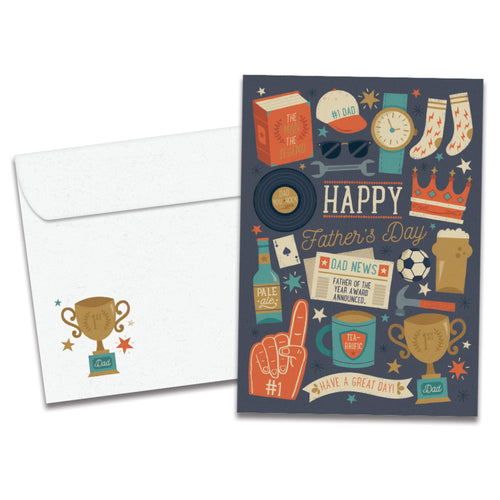 The cover of Tree-Free's Top Pop card, along with its matching envelope.