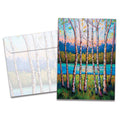 Load image into Gallery viewer, The cover of Tree-Free&#39;s Hope Springs Eternal card, along with its matching envelope.
