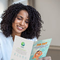 Load image into Gallery viewer, Lifestyle image(s) featuring Tree-Free&#39;s Diapers Fun Fact card
