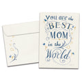 Load image into Gallery viewer, The cover of Tree-Free&#39;s Best in the World card, along with its matching envelope.
