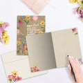 Load image into Gallery viewer, The inside of Tree-Free’s Wonderful Secret card, with the cover and envelope in the background.
