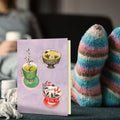 Load image into Gallery viewer, Lifestyle image(s) featuring Tree-Free’s Soothing Wellness Wishes card
