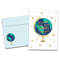 Load image into Gallery viewer, The cover of Tree-Free&#39;s The World Needs card, along with its matching envelope.
