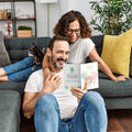 Load image into Gallery viewer, Lifestyle image(s) featuring Tree-Free’s Happy for You card

