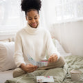 Load image into Gallery viewer, Lifestyle image(s) featuring Tree-Free’s Good Day Today card
