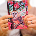 Load image into Gallery viewer, Lifestyle image(s) featuring Tree-Free’s Always Owl card
