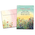 Load image into Gallery viewer, The cover of Tree-Free&#39;s Summer Joy card, along with its matching envelope.
