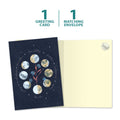 Load image into Gallery viewer, The cover and inside of Tree-Free’s Relax Connect Harness card, along with the following text: “1 greeting card, 1 matching envelope”
