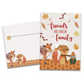 Load image into Gallery viewer, The cover of Tree-Free&#39;s Friends Are Family card, along with its matching envelope.
