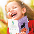 Load image into Gallery viewer, Lifestyle image(s) featuring Tree-Free&#39;s Pumpkins Gleam card
