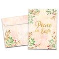 Load image into Gallery viewer, The cover of Tree-Free&#39;s Peace Every Day card, along with its matching envelope.
