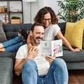Load image into Gallery viewer, Lifestyle image(s) featuring Tree-Free&#39;s Silver Celebration card
