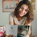Load image into Gallery viewer, Lifestyle image(s) featuring Tree-Free’s Moon Child card
