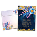 Load image into Gallery viewer, The cover of Tree-Free&#39;s Warm Kind Gentle card, along with its matching envelope.
