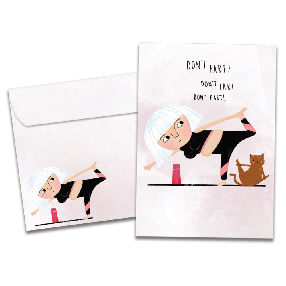 The cover of Tree-Free's Have a Blast card, along with its matching envelope.