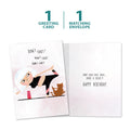 Load image into Gallery viewer, The cover and inside of Tree-Free’s Have a Blast card, along with the following text: “1 greeting card, 1 matching envelope”
