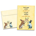 Load image into Gallery viewer, The cover of Tree-Free&#39;s Drink to That card, along with its matching envelope.
