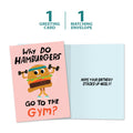 Load image into Gallery viewer, The cover and inside of Tree-Free’s Better Buns card, along with the following text: “1 greeting card, 1 matching envelope”
