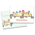 Load image into Gallery viewer, The cover of Tree-Free&#39;s Bird Togetherness card, along with its matching envelope.
