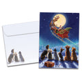Load image into Gallery viewer, The cover of Tree-Free&#39;s Dog Magic card, along with its matching envelope.
