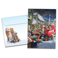 Load image into Gallery viewer, The cover of Tree-Free&#39;s Dog Love card, along with its matching envelope.
