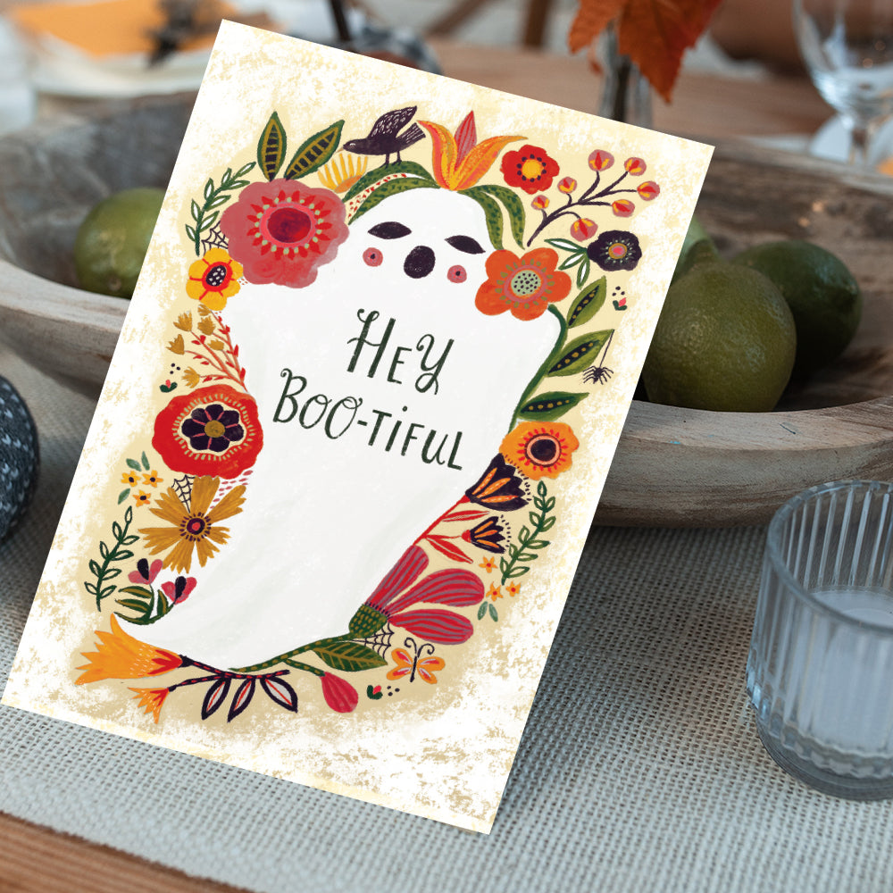 Bootiful Ghost Greeting Card – Tree-Free Greetings