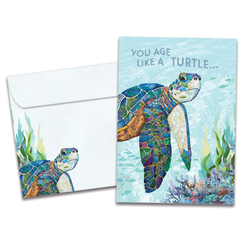 Graceful Turtle Greeting Card – Tree-Free Greetings